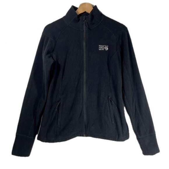 Mountain Hardwear Women's Full Zip Fleece Jacket Black Size M - Picture 1 of 6